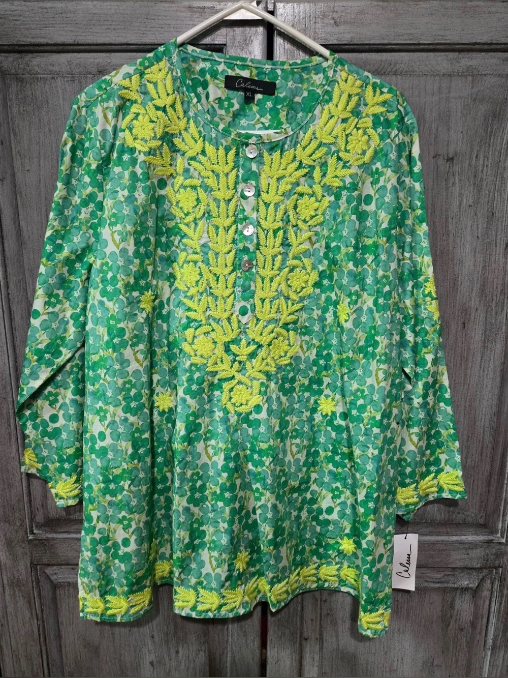Lime Green Tunic Top